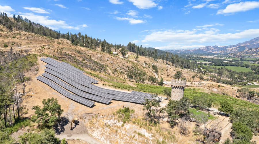 Castello di Amorosa Solar Microgrid